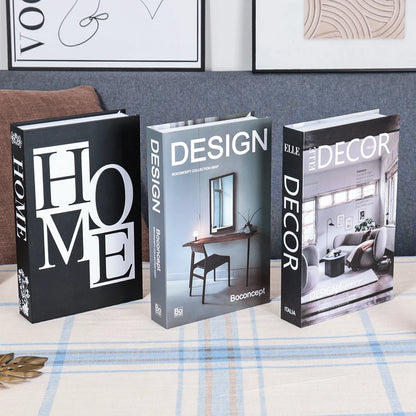 3Pcs Decorative Fake Books - Living Room Coffee Table Ornaments