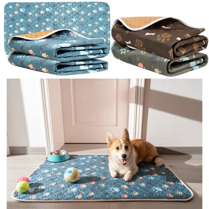 BIAI Winter New non-slip Mat for Pets Waterproof Dog Pee Pad Breathable Cat Mat Washable Pet Diaper Pad High Absorbent Pet Mat