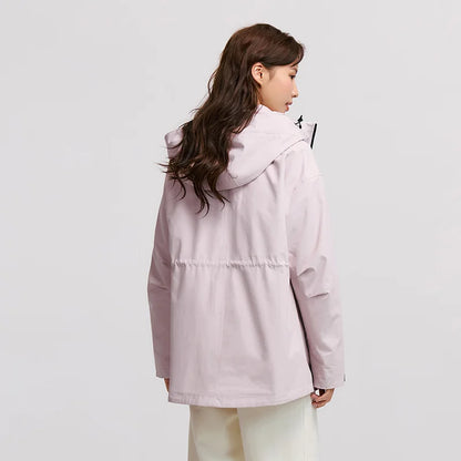 Semir Down Jacket Women 2026 New Two-Piece Three-in-One Outdoor Travel Daily Waterproof Oil-proof Stain-proof Woman Winter Coat