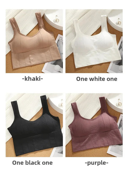 Breathable Sports Bra Anti-Sweat Fitness Top Women Seamless Yoga Bra Shockproof Crop Top Push Up Sport Bra Gym Workout Top