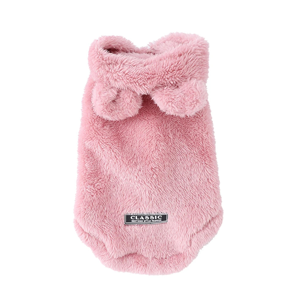 Fleece Warm Cat Costume For Winter Autumn Cute Soft Cats Clothes For Small Medium Dog Kitty Kitten Sweater Funny Pet Coat Sphynx