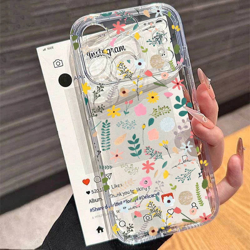 Flower Love Heart Case For Samsung Galaxy A57 A17 A07 A06 A56 A16 A36 A55 5G A15 A54 A14 A34 A32 A33 S26 S25 Ultra Plus Cover