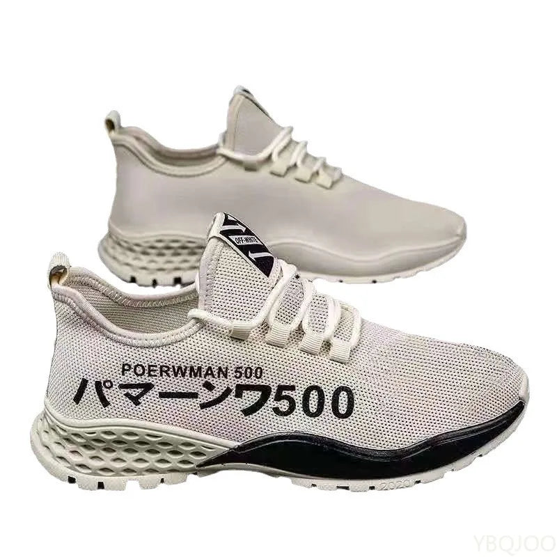 2025 Large Size Spring and Autumn New Breathable Lightweight Casual Men's Shoes Niche Trend Versatile Flat Sports Men's Shoes