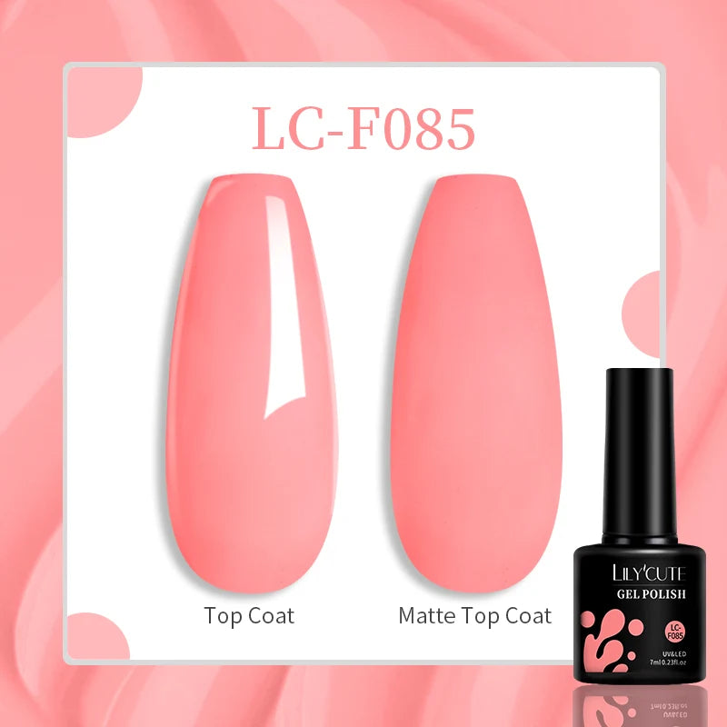 Gel Nail Polish - LILYCUTE UV Gel Varnish 7ML | Soak Off, Long Lasting Colors
