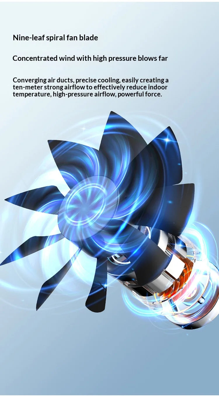 Portable Dormitory Spray Cooler with Humidification, Electric Fan, Desktop Mobile Air Cooler for Small Household Air Conditioner