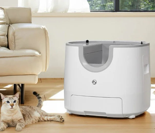 Automatic Smart Cat Litter Box - Self-Cleaning High-Capacity 11L Pet Toilet Tray - ZOOMNSTORE