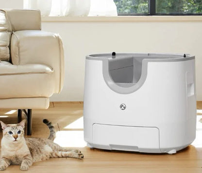 Automatic Smart Cat Litter Box - Self-Cleaning High-Capacity 11L Pet Toilet Tray - ZOOMNSTORE