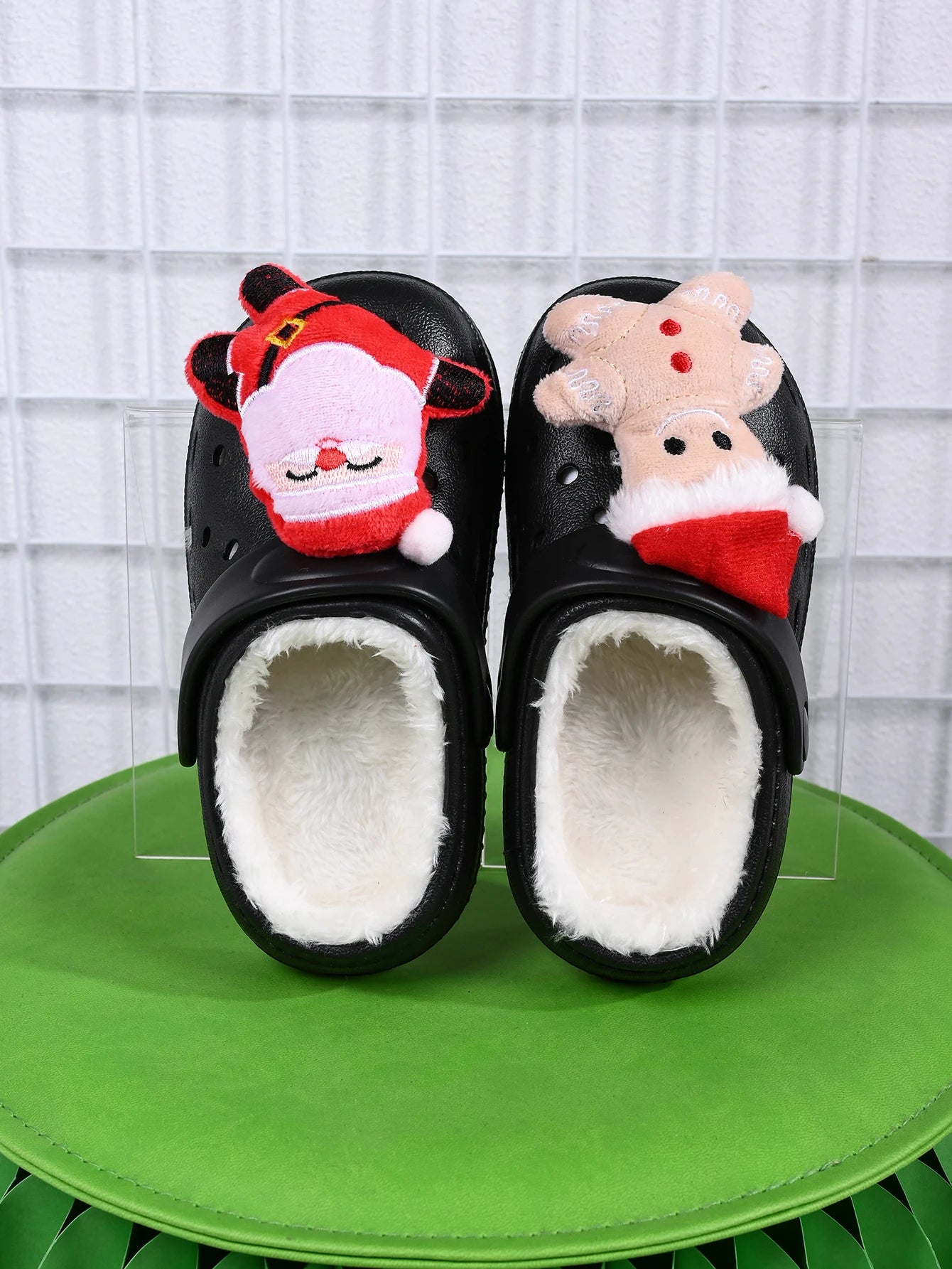Children's Winter Slippers - Plush Soft EVA Sole Anti Slip Kids Indoor Shoes