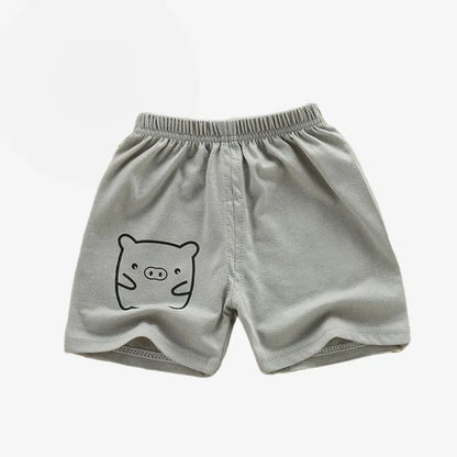 Kids Cotton Summer Shorts - Breathable Casual Beach Pants for Boys  Girls