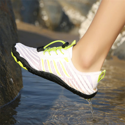 Men Water Shoes Beach Barefoot Swimming Surfing Seaside Aqua Shoes Upstream Wading Sneakers Gym Fitness Hiking Walking Footwear