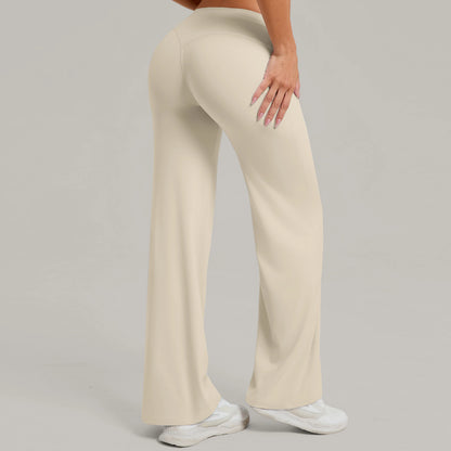 Women Yoga Pants – Soft Stretchy Fabric Full Length Leggings With Elastic Waist