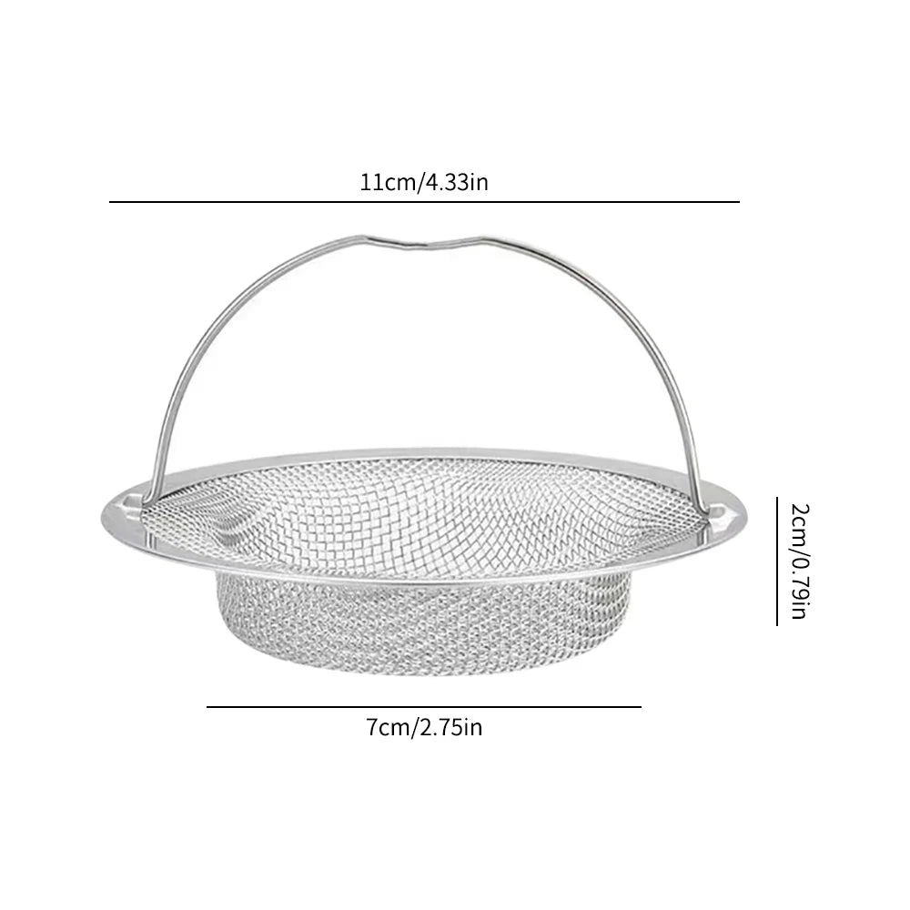 Stainless Steel Sink Filter – Food & Hair Drain Catcher