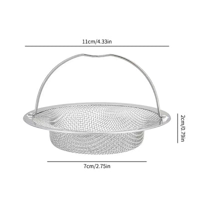 Stainless Steel Sink Filter – Food & Hair Drain Catcher