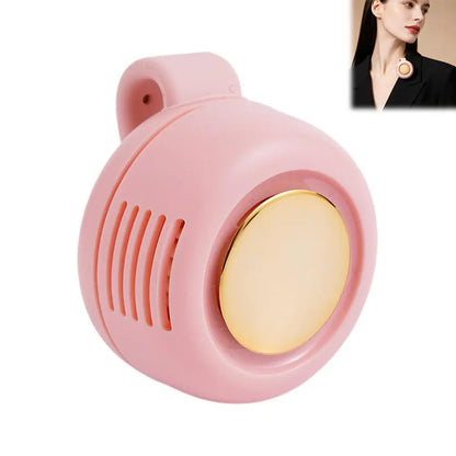 Portable Fan Clip-on Wearable Neck Fan 3-speed Belt Fan Powered By Rechargeable Battery USB Rechargeable Pocket Fan 360 Degree