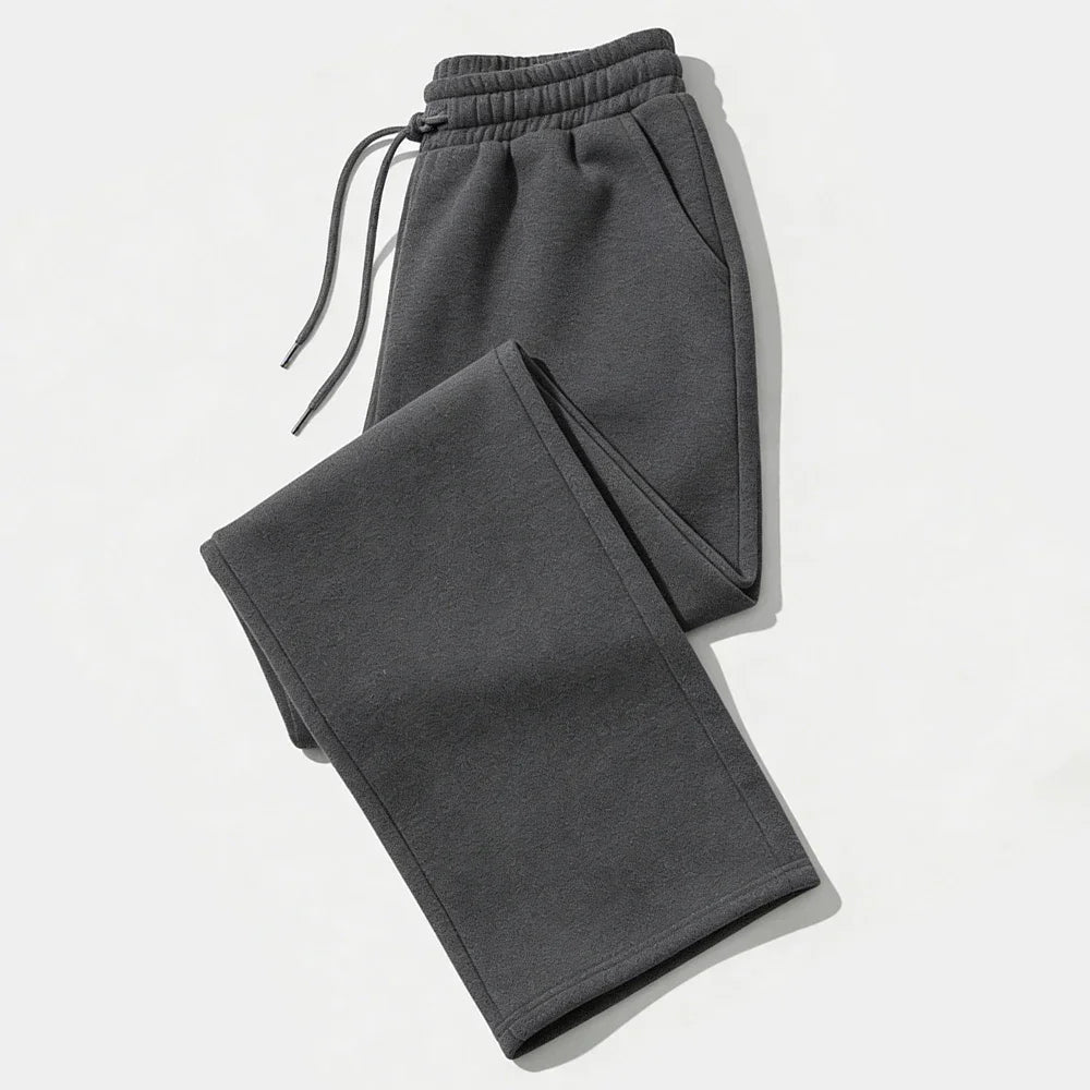 Mens Sweatpants Straight Fit Joggers for Sports and Streetwear Loose Oversized Casual Pant Drawstring Multi-pocket Men Long Pant