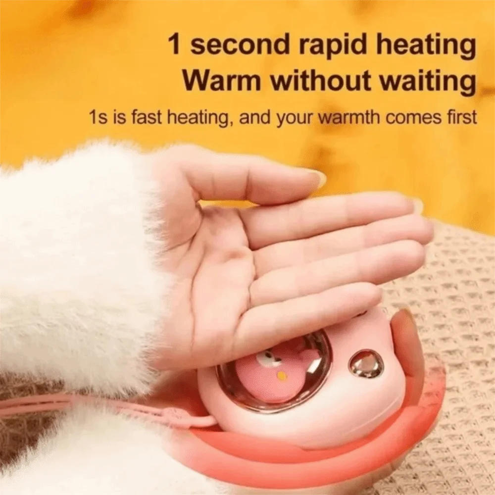 Cute Mini Cat's Claw Hand Warmer Rechargeable 2 Heat Levels Electric Heater Portable Pocket Warmer Students