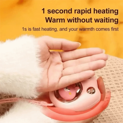 Cute Mini Cat's Claw Hand Warmer Rechargeable 2 Heat Levels Electric Heater Portable Pocket Warmer Students