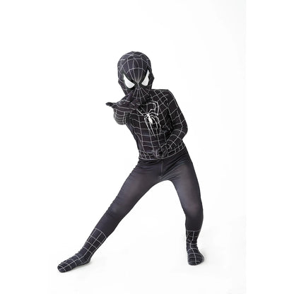Superhero Spiderman Costume Set - Iron Miles Venom Bodysuit for Halloween  Christmas Cosplay
