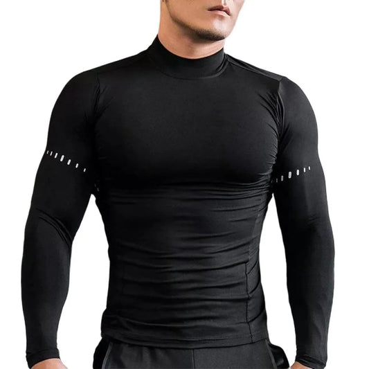 Men's Compression Shirt Athletic Long Sleeve Workout T Shirt | UV Sun Protection, Quick Dry