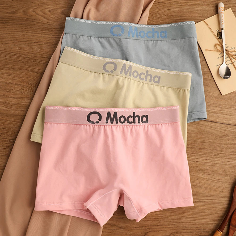 3PCS/Pack 100% Cotton Comfortable Soft Antibacterial Women's Panties Female Safety Underwear Hygroscopic Breathable Lingerie