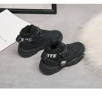 Children Winter Boots – Waterproof Kids Snow Boots With Plush Lining & Rubber Sole