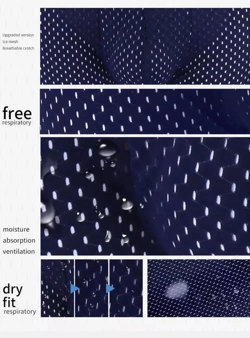 5pcs/Men's Underwear Summer Ice Silk Underwear Plus Size Panties Cool Breathable Sexy Boxer Panties Mesh Comfort Underwear L-5XL