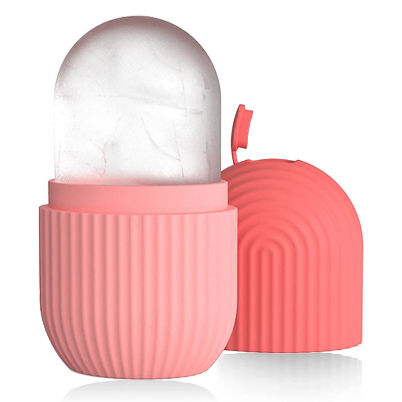 Silicone Ice Cube Trays Facial Eye Roller Ice Ball Beauty Face Lifting Massager Contouring Reduce Acne Skin Care Tool Reusable