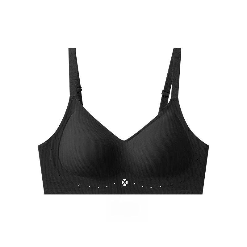 Seamless Push-Up Bra - Wireless Comfortable Jelly Bra with Adjustable Straps