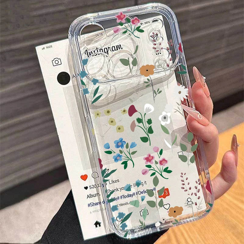 Flower Love Heart Case For Samsung Galaxy A57 A17 A07 A06 A56 A16 A36 A55 5G A15 A54 A14 A34 A32 A33 S26 S25 Ultra Plus Cover