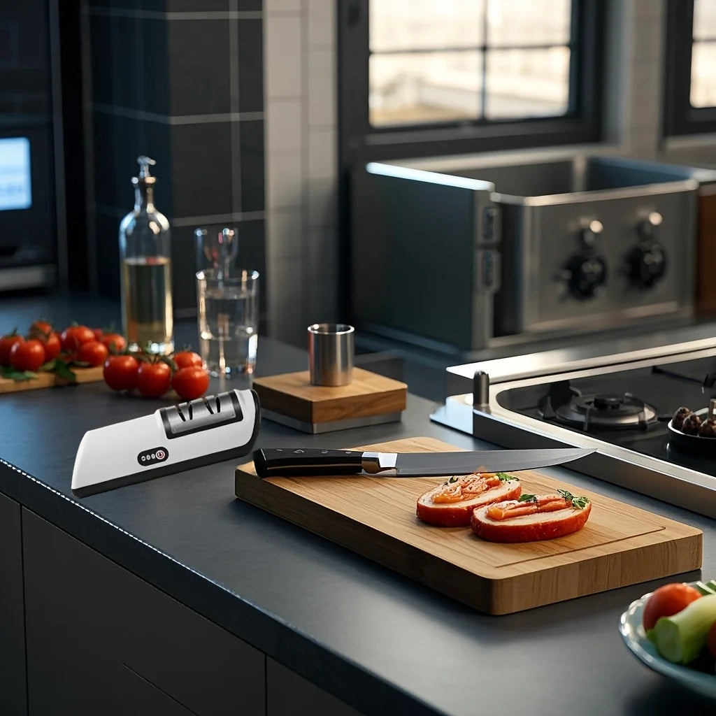 Electric Knife Sharpener – Automatic Multifunctional Kitchen Sharpener