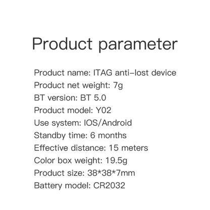 Mini GPS Tracker Bluetooth5.0 Anti-Lost Smart Device Pets Elderly Kid Car Suitcase Wallet Tracking Car Locator For IOS Android
