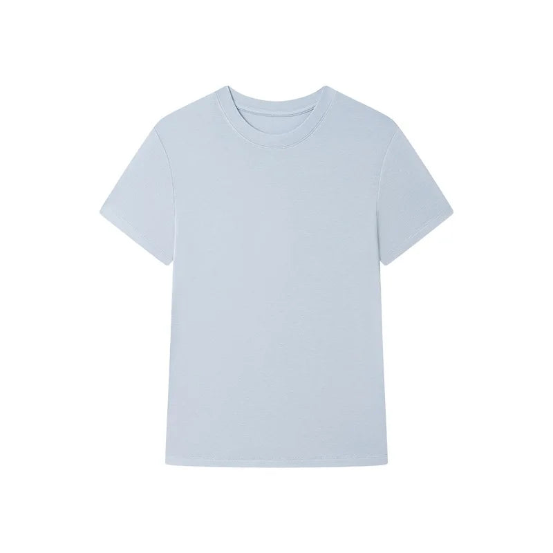 Women's Round-Neck T-Shirt – Slim-Fit Silky Base Top