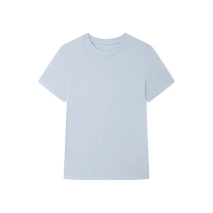 Women's Round-Neck T-Shirt – Slim-Fit Silky Base Top