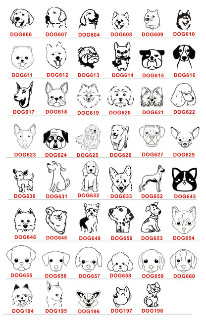 Dog ID Tag Free Engraving Name Tel Cat Collar Harness Pendant Clothes Accessories For Pet Custom Puppy Kitten Leash Pet Supplies