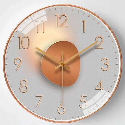 Silent Battery Operated Wall Clock - Non-Ticking Decor for Home  Office