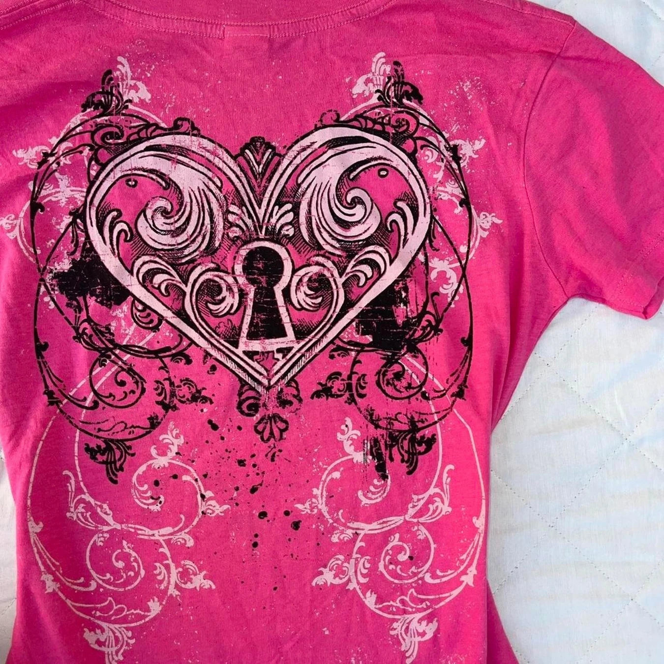Summer New Millennium Women's Y2K Slim Fit T-Shirt Spicy Girl Retro Style Women's Printed Top