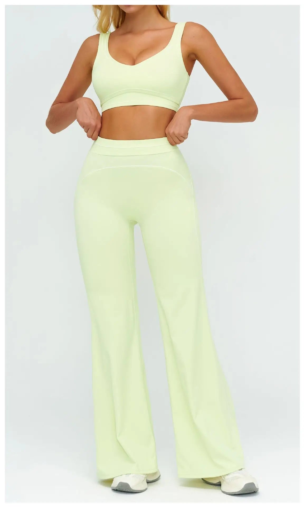 Fitness Suit 2PCS Yoga Set Women's Tracksuit Sports Outfits Gym Running Push Up Sportswear Legging Athletic Wear Workout Clothes