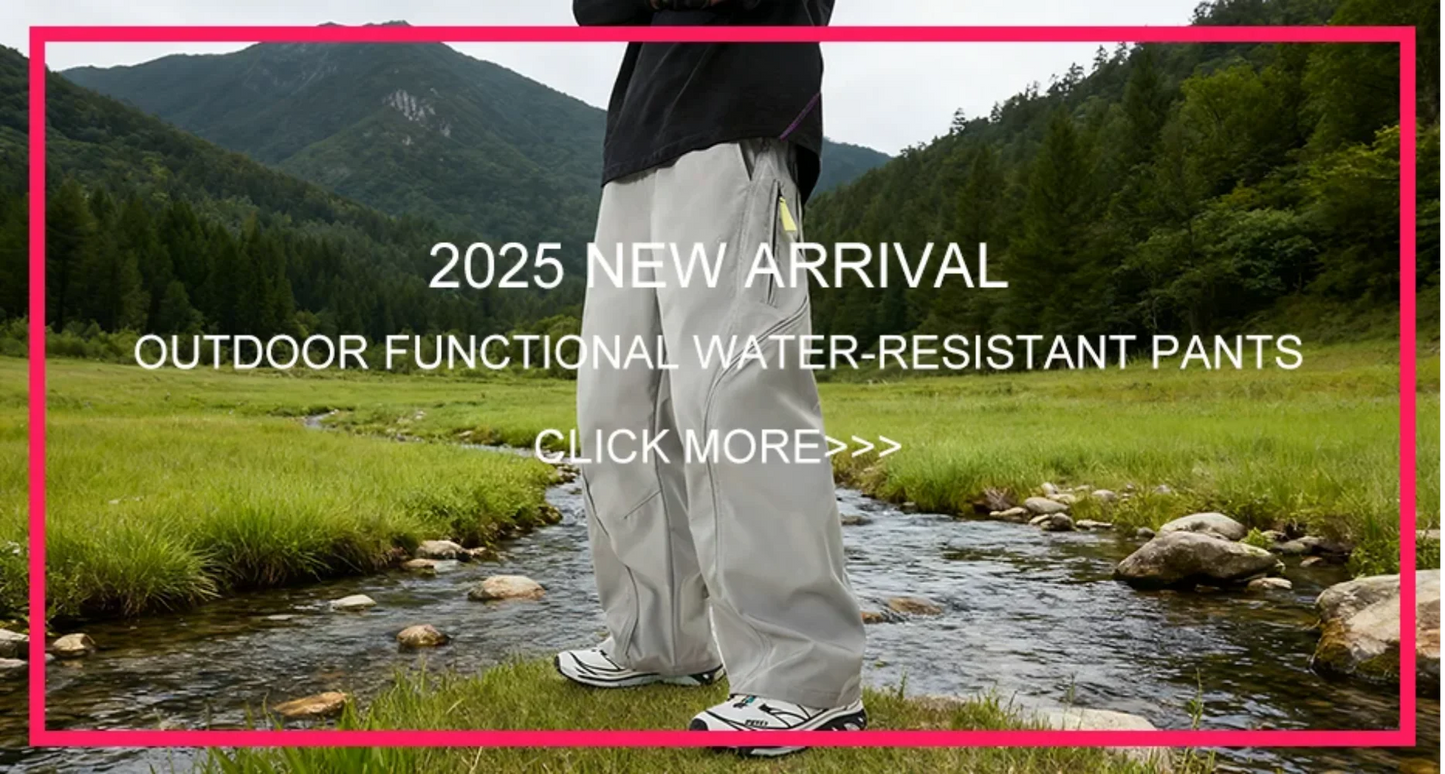TFETTERS Brand Outdoors Men's Cargo Pants 2026 Spring Summer Outdoors Outing Casual Pants Man Watertight Baggy Riding Clothes