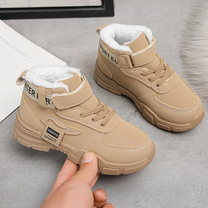 Children Winter Boots – Waterproof Kids Snow Boots With Plush Lining & Rubber Sole