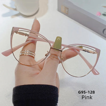 Photochromic Reading Glasses – Retro Cat Eye Frames With Blue Light Protection