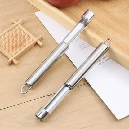 Fruit Core Cutter - Durable Stainless Steel Apple Corer & Pear Seed Remover Tool