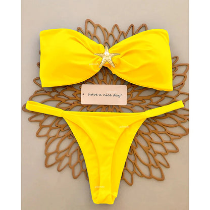 Push Up Bikini Set - Sexy Womens Micro Swimsuit Beachwear - ZOOMNSTORE