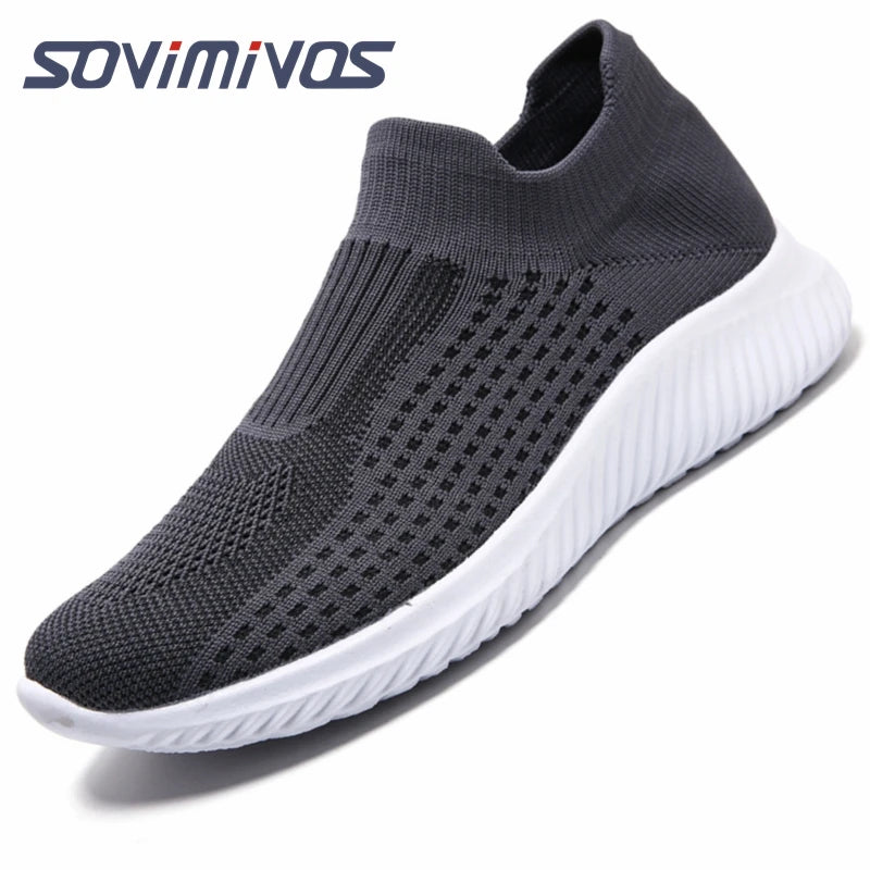 Outdoor Super Light Men Sneakers Fashion Breathable Running Sport Shoes Quality Slip-on Unisex Athletic Footwear 2022 Hot Sale