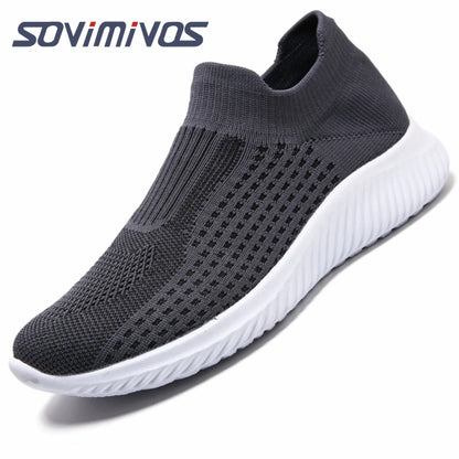 Outdoor Super Light Men Sneakers Fashion Breathable Running Sport Shoes Quality Slip-on Unisex Athletic Footwear 2022 Hot Sale