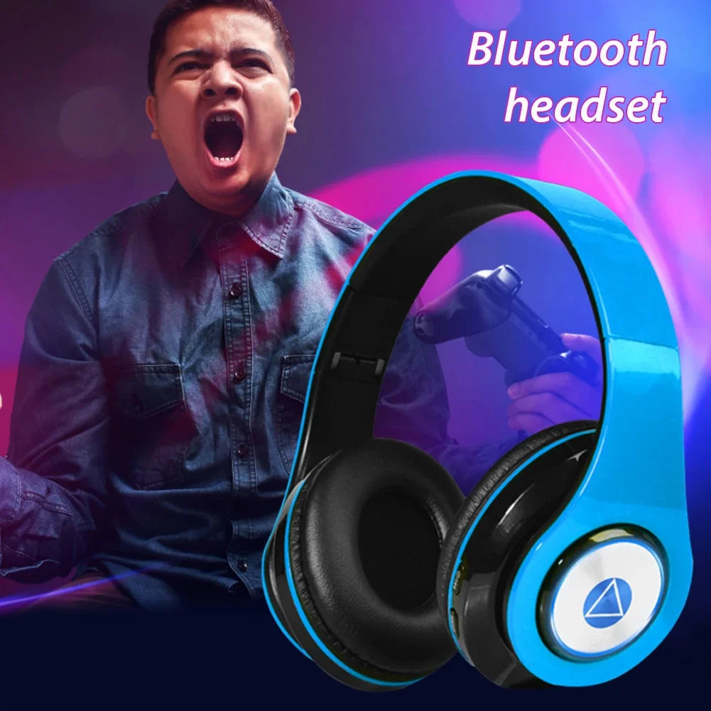 Miku Nakano Sanjiu Cosplay Wireless Bluetooth-compatible Headset 5.0 Over-ear Stereo Anime Headphones with Mic for Mobile Phone