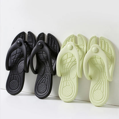 Hot Sale Men Travel Portable Flip-flops Folding Slippers Indoor And Outdoor Soft-soled Beach Hotel Couple Sandals Woman Slides