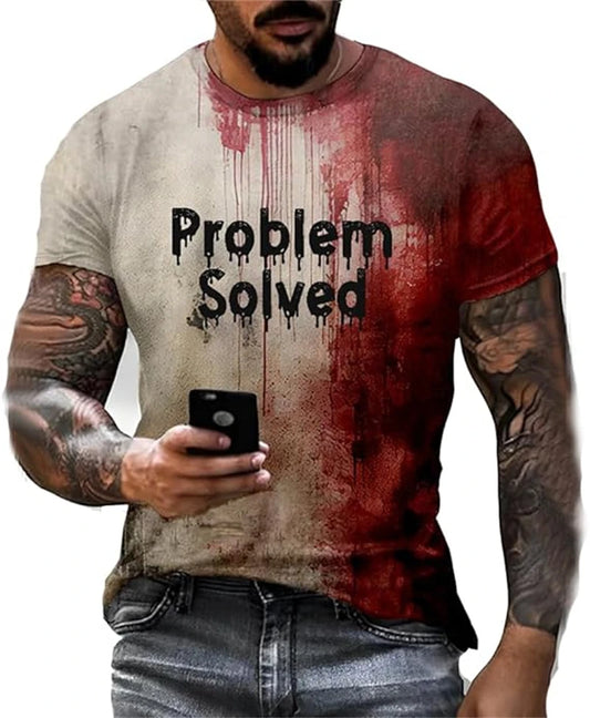 3D Printed Horror T-Shirt - Casual Short Sleeve Tee for Men and Women - ZOOMNSTORE