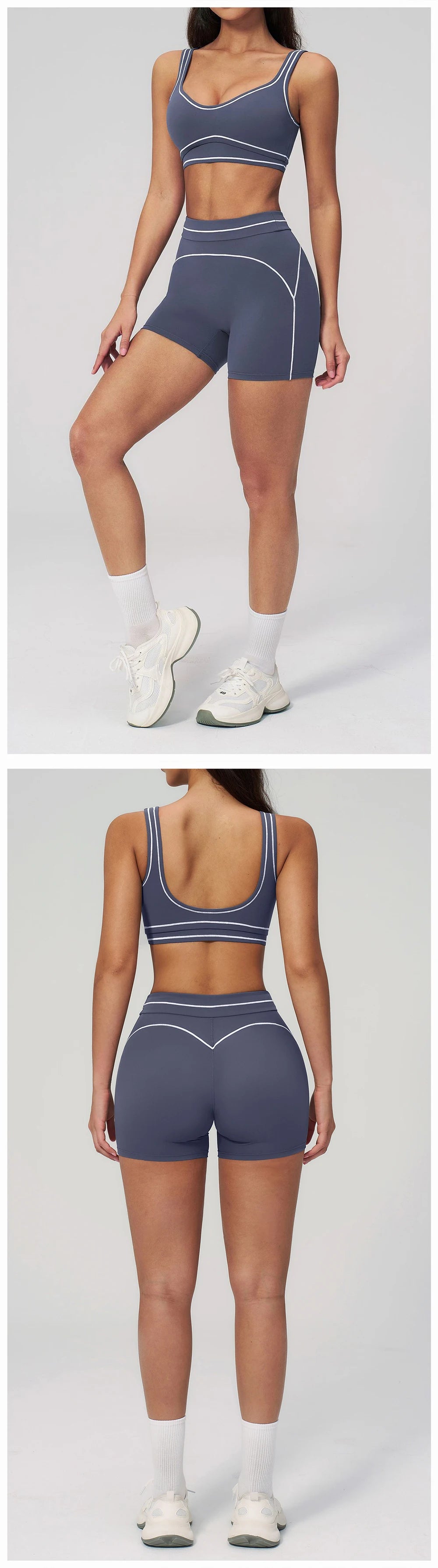 Yoga Suit 2PCS Women Tracksuits Sports Outfits Gym Clothes Running Sports Bra Suits Female Workout Yoga Clothes Athletic Wear
