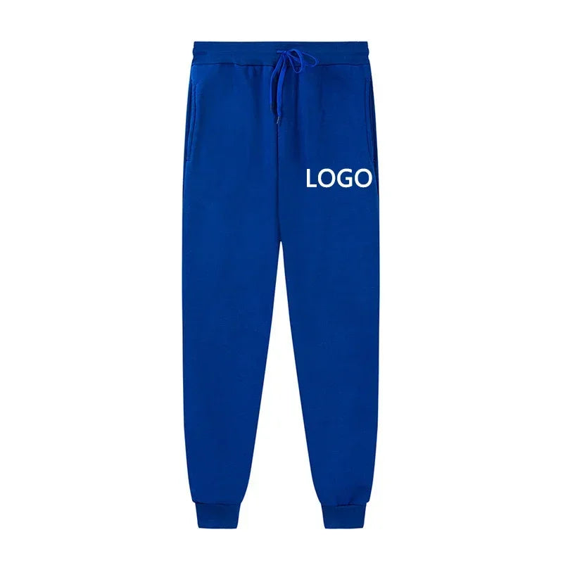 Customized Sweatpants Men Fashion Peronality Printed Drawstring Pocket Sport Pants Women Casual Workout Jogging Long Trousers