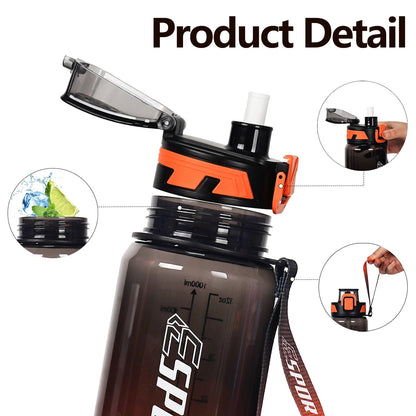 950ml/31oz 700ml/24oz Outdoor Straw Sports Water Bottle for Fitness Suitable Birthday Gifts And Fitness Enthusiasts